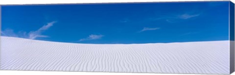 Framed Blue SKy over White Sands National Monument, New Mexico Print