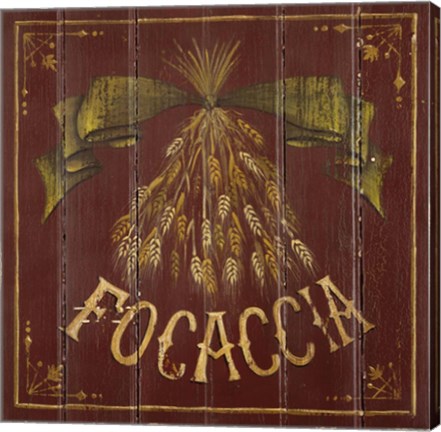 Framed Focaccia Print