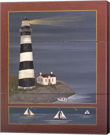 Framed Lighthouse 4 Print