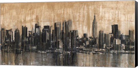 Framed NYC Skyline 1 Print
