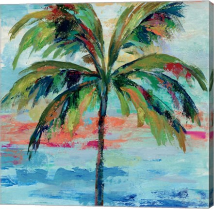 Framed California Palm I Print