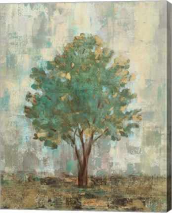 Framed Verdi Trees II Print