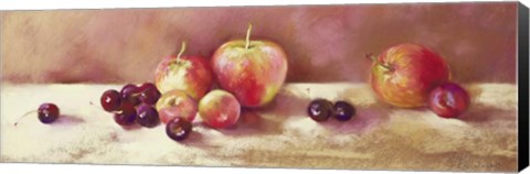 Framed Cherries and Apples Print