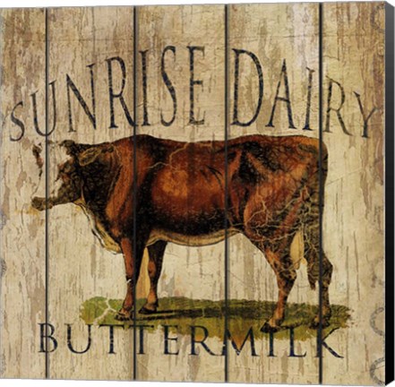 Framed Sunrise Dairy Print