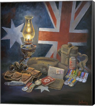 Framed Lest We Forget Print