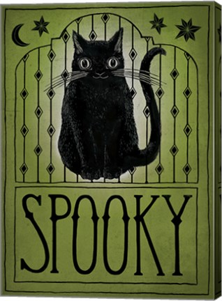 Framed Vintage Halloween Spooky Print