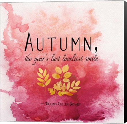 Framed Autumn, the Year&#39;s Last Loveliest Smile II Print