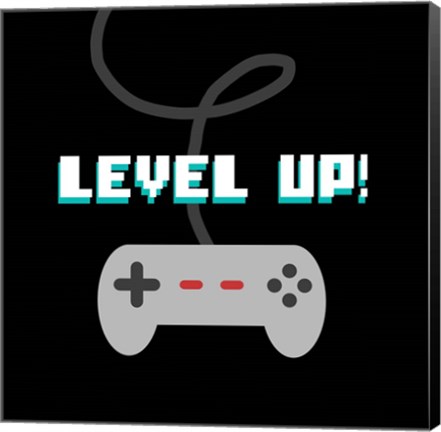 Framed Level Up! Print