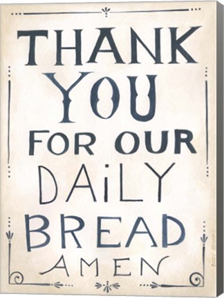 Framed Daily Bread Print