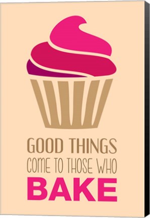 Framed Good Things Come To Those Who Bake- Strawberry Print