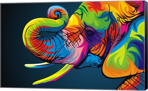 Framed Elephant Print