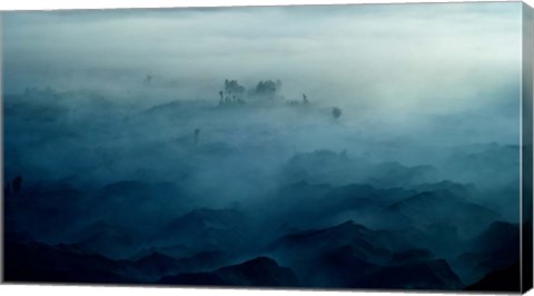 Framed Land of Fog Print