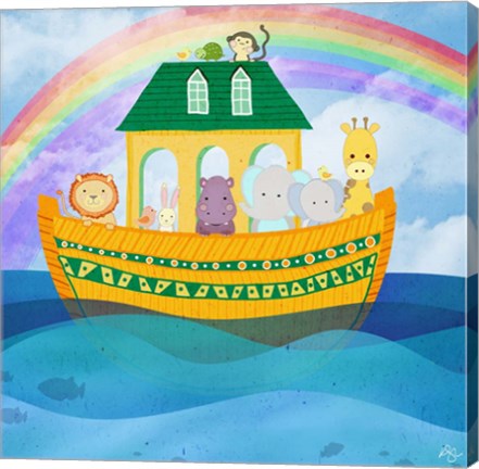 Framed Noahs Ark Print