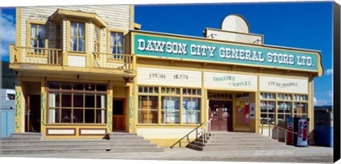 Framed Facade of a General Store, Dawson, Yukon Territory, Canada Print