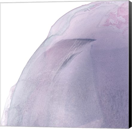 Framed Swish of Magenta I Print