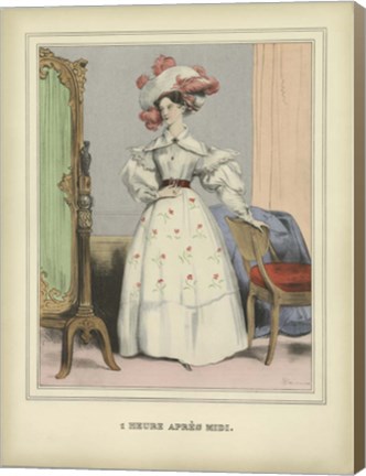 Framed Vintage Woman Print