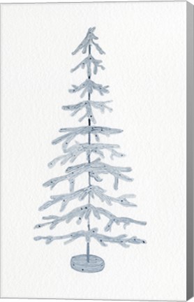 Framed Coastal Holiday Tree IV Print