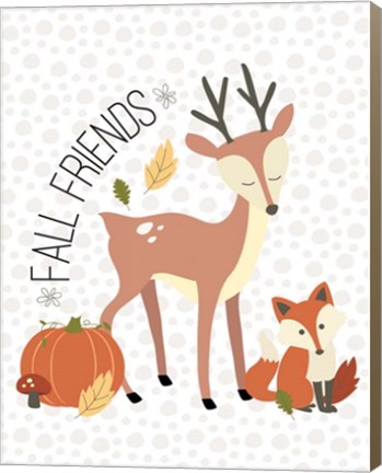 Framed Fall Friends Print