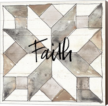 Framed Farm Memories XI Faith Print