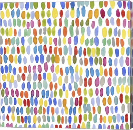 Framed Painters Palette Multi IV Print