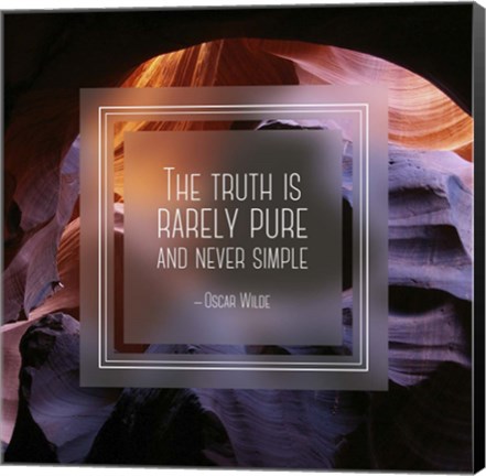 Framed Truth is Rarely Pure - Canyon Print