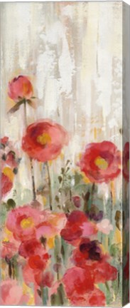 Framed Sprinkled Flowers Panel I Print