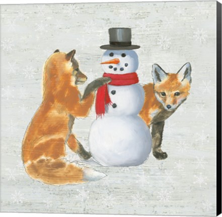 Framed Christmas Critters V Print