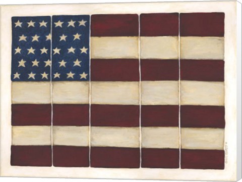 Framed Tiled Flag Print