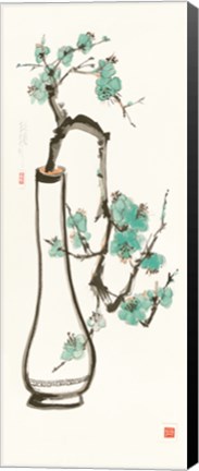 Framed Jade Blossom Print