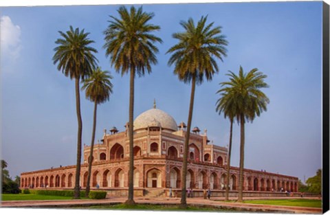 Framed Exterior view of Humayun's Tomb in New Delhi, India Print
