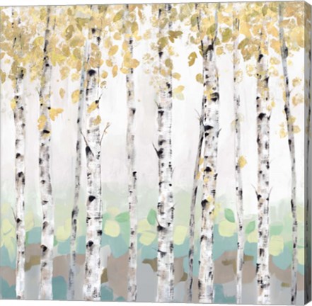 Framed Golden Treescape Print