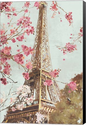 Framed Paris in the Spring I Print