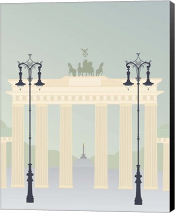 Framed Travel Europe--Brandenburger Print