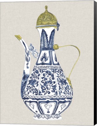 Framed Antique Chinese Vase II Print