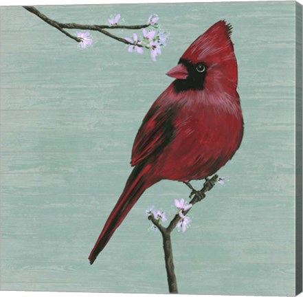Framed Bird &amp; Blossoms II Print