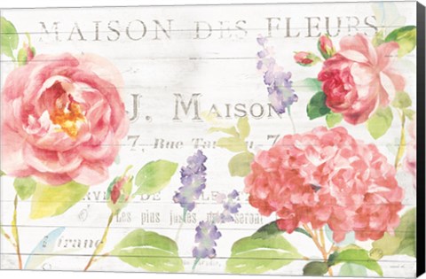 Framed Maison Des Fleurs I Print