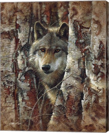 Framed Wolf - Woodland Spirit Print