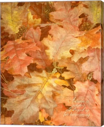 Framed Autumn Dressed Up Print