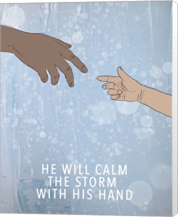 Framed Calm the Storm Print