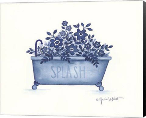 Framed Splash Tub Print