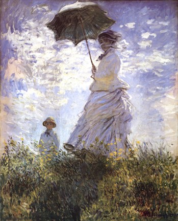 Framed Madame Monet and Her Son Print