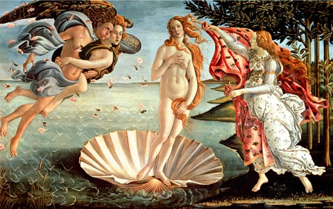 Framed Birth of Venus Print