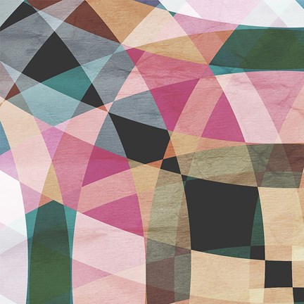 Framed Geometric Design 1 Print