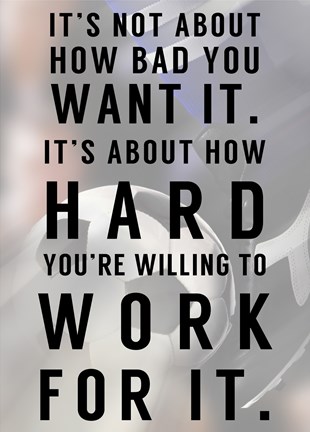 Framed Work For It Print