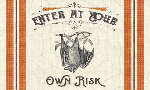 Framed Be Scary II Print