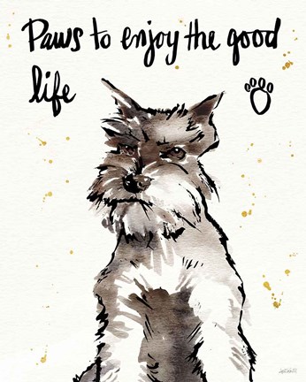 Framed Strike a Paws XIV Print