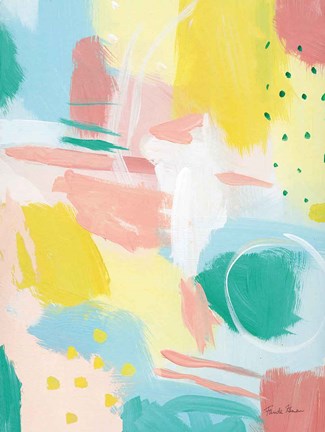 Framed Fresh Face Abstract II Print