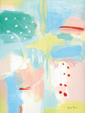 Framed Fresh Face Abstract I Print