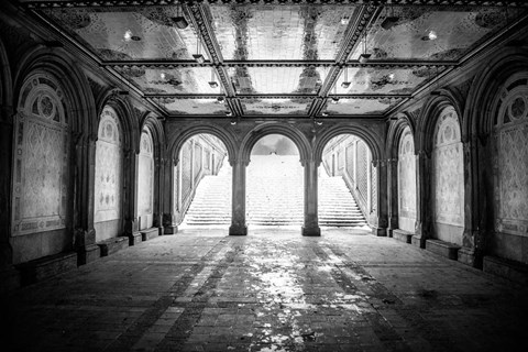 Framed Bethesda Terrace Print