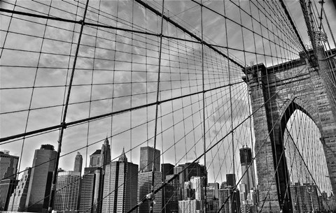Framed Brooklyn Bridge Print